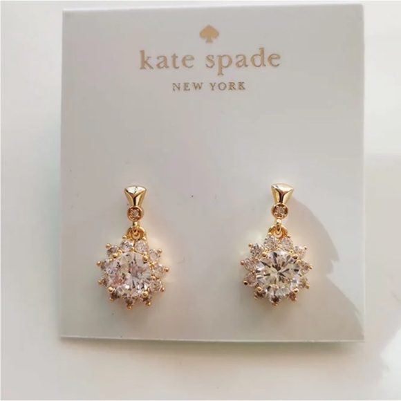 Kate spade floral drop earrings